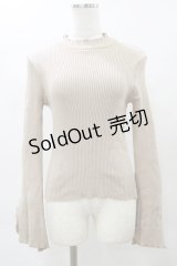 Melt the lady / フレア袖ニット Free ベージュ H-25-04-26-040-PU-TO-NS-ZH
