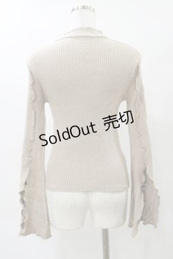 画像2: Melt the lady / フレア袖ニット Free ベージュ H-25-04-26-040-PU-TO-NS-ZH