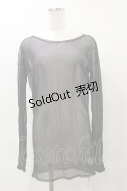 画像1: Melt the lady / ロゴプレートシアートップス Free ブラック H-25-04-26-041-PU-TO-NS-ZH
