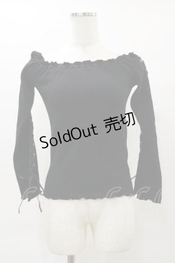 画像1: Melt the lady / スピンドルトップス Free ブラック H-25-04-26-042-PU-TO-NS-ZH