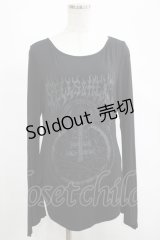 KILL STAR / プリントカットソー L 黒 H-25-04-27-046-SL-TO-KB-ZH