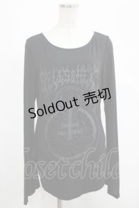 KILL STAR / プリントカットソー L 黒 H-25-04-27-046-SL-TO-KB-ZH