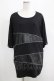 画像1: CIVARIZE / PUレザー切り替えZIPデザインTシャツ  黒 H-25-04-27-047-GO-TS-KB-ZH (1)