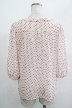 画像3: Emily Temple cute / ドットフリルブラウス  レッド H-25-04-27-052-ET-BL-KB-ZH