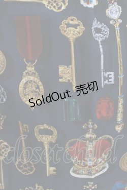 画像4: Jane Marple / Coronation Ceremonyのスクエアドレス  ネイビー H-25-04-27-005-JM-OP-KB-ZT285