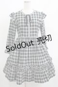 MILK / B.B.dress  グリーンチェック H-25-04-27-006-ML-OP-KB-ZH