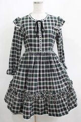 MILK / B.B.dress  グリーンチェック H-25-04-27-006-ML-OP-KB-ZH