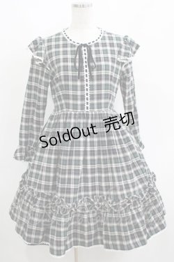 画像1: MILK / B.B.dress  グリーンチェック H-25-04-27-006-ML-OP-KB-ZH