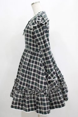 画像2: MILK / B.B.dress  グリーンチェック H-25-04-27-006-ML-OP-KB-ZH