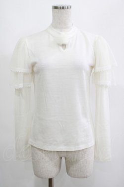 画像1: MILK / プティポンポンTops  オフ H-25-04-27-064-ML-TO-KB-ZH