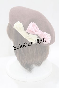 画像2: Emily Temple cute / リボン&ビジューベレー  ブラウン H-25-04-27-073-ET-AC-KB-ZH