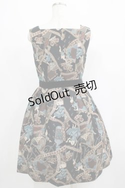 画像3: Jane Marple / クイーンアリスゴブランジャンパースカート  ブラック H-25-04-27-007-JM-OP-KB-ZH