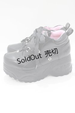 画像2: YOSUKE / 厚底スニーカー 23.0 黒 H-25-04-27-074-PU-SH-KB-ZH