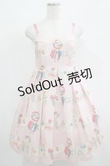 Emily Temple cute / フェイバリットノースリーブワンピース  ピンク H-25-04-27-012-ET-OP-KB-ZH