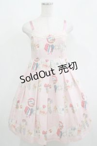Emily Temple cute / フェイバリットノースリーブワンピース  ピンク H-25-04-27-012-ET-OP-KB-ZH