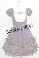 PUTUMAYO / パレード紋章フリルワンピース  ネイビー H-25-04-27-013-PT-OP-KB-ZH