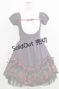 PUTUMAYO / パレード紋章フリルワンピース  ネイビー H-25-04-27-013-PT-OP-KB-ZH