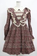 MILK / Lovely mini ドレス  ベリーフラワー H-25-04-27-015-ML-OP-KB-ZH