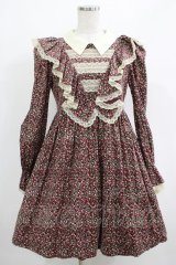 MILK / Lovely mini ドレス  ベリーフラワー H-25-04-27-015-ML-OP-KB-ZT194