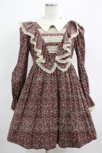 MILK / Lovely mini ドレス  ベリーフラワー H-25-04-27-015-ML-OP-KB-ZT194
