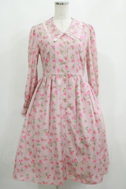 画像1: MILK / ベリー・ルージュドレス  ピンク×ローズベリー H-25-04-27-020-ML-OP-KB-ZH