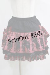 PUTUMAYO / Snow Whiteリボンスカート  黒×赤 H-25-04-27-024-PT-SK-KB-ZH