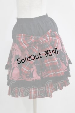 画像2: PUTUMAYO / Snow Whiteリボンスカート  黒×赤 H-25-04-27-024-PT-SK-KB-ZH
