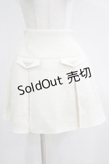 axes femme POETIQUE / フラップデザインツィードスカート M オフ H-25-04-28-027-AX-SK-NS-ZH
