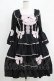 画像1: axes femme kawaii / メアリー姫袖ドレス M ブラック H-25-04-28-028-AX-OP-NS-ZH (1)