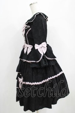 画像2: axes femme kawaii / メアリー姫袖ドレス M ブラック H-25-04-28-028-AX-OP-NS-ZH