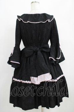 画像3: axes femme kawaii / メアリー姫袖ドレス M ブラック H-25-04-28-028-AX-OP-NS-ZH