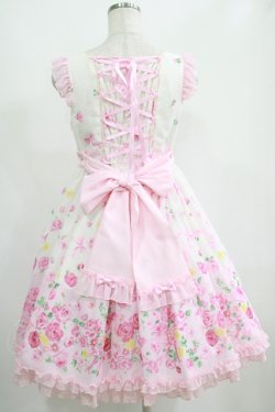 画像3: Angelic Pretty / Powder Roseフリルジャンパースカート Free シロ H-25-04-28-003-AP-OP-NS-ZH
