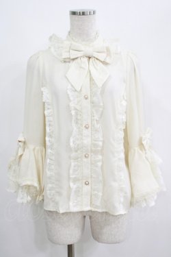 画像1: axes femme kawaii / 姫袖7分丈ブラウス M アイボリー H-25-04-28-034-AX-BL-NS-ZH