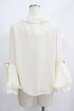 画像3: axes femme kawaii / 姫袖7分丈ブラウス M アイボリー H-25-04-28-034-AX-BL-NS-ZH