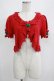 画像1: Angelic Pretty / Wrapping Cherryニットボレロ Free レッド H-25-04-28-042-AP-TO-NS-ZH (1)