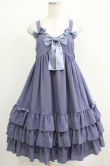 metamorphose / Ribbonベビードールジャンパースカート Free ブルー H-25-04-28-005-ME-OP-NS-ZH