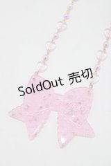 Angelic Pretty / ときめきリボンネックレス  ピンク H-25-04-28-067-AP-AC-NS-ZH