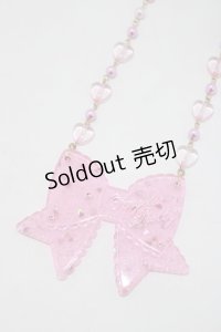 Angelic Pretty / ときめきリボンネックレス  ピンク H-25-04-28-067-AP-AC-NS-ZH