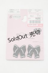 m petit by misako / AMPLリボンモチーフイヤリング  ブラック H-25-04-28-069-LO-AC-NS-ZH