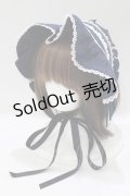 axes femme kawaii / メアリーハーフボンネット  ネイビー H-25-04-28-076-AX-AC-NS-ZH