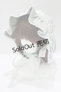 axes femme kawaii / メアリーハーフボンネット  ミント H-25-04-28-077-AX-AC-NS-ZH