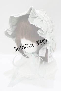 画像1: axes femme kawaii / メアリーハーフボンネット  ミント H-25-04-28-077-AX-AC-NS-ZH