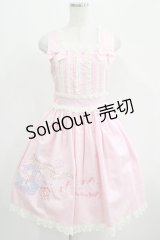 BABY,THE STARS SHINE BRIGHT / エルドラドアップリケジャンパースカートI Free ピンク H-25-04-28-007-BA-OP-NS-ZH