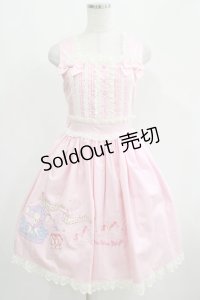BABY,THE STARS SHINE BRIGHT / エルドラドアップリケジャンパースカートI Free ピンク H-25-04-28-007-BA-OP-NS-ZH