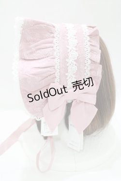 画像2: axes femme kawaii / メアリーハーフボンネット  ピンク H-25-04-28-080-AX-AC-NS-ZH