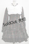 Amavel / Dolly Holidayチェックティアードワンピース（ミドル丈） Free グリーン H-25-04-28-012-CA-OP-NS-ZH