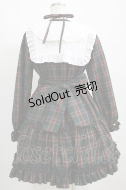 画像3: Amavel / Dolly Holidayチェックティアードワンピース（ミドル丈） Free グリーン H-25-04-28-012-CA-OP-NS-ZH