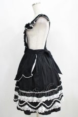 画像2: BABY,THE STARS SHINE BRIGHT / ハートエプロンスカート Free ブラック H-25-04-28-014-BA-OP-NS-ZH (2)