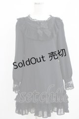 BABY,THE STARS SHINE BRIGHT / ドットシフォンワンピース Free ブラック H-25-04-28-025-BA-OP-NS-ZH