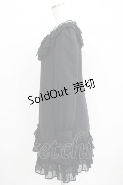 画像2: BABY,THE STARS SHINE BRIGHT / ドットシフォンワンピース Free ブラック H-25-04-28-025-BA-OP-NS-ZH
